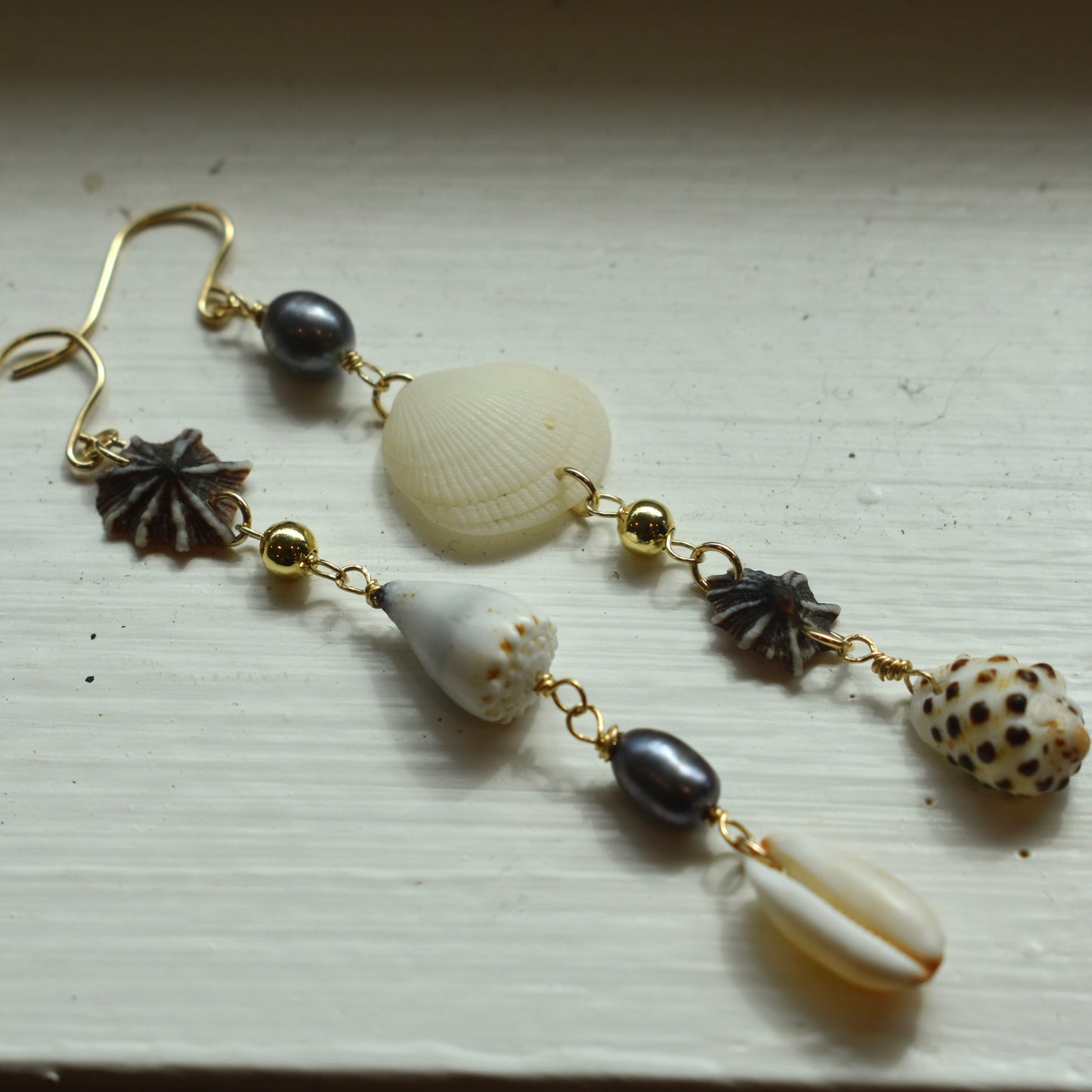 Washed Up Mixed Shell Earrings