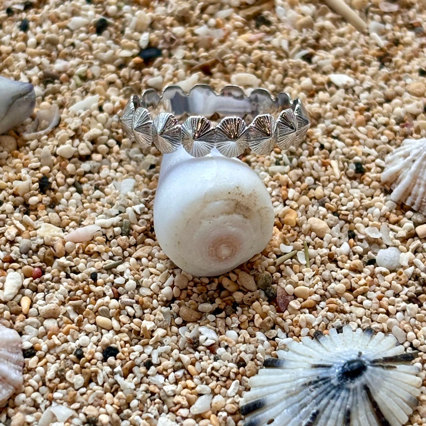 Sterling Silver 'Opihi Eternity Ring