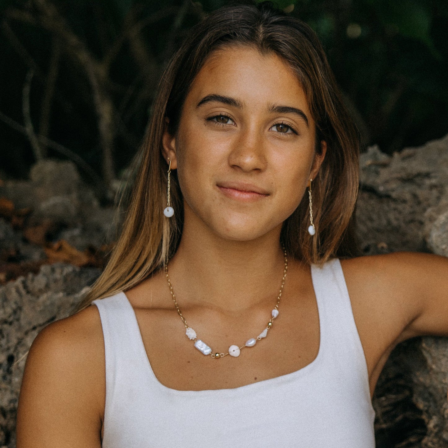 Puka Chain Dangle Earrings