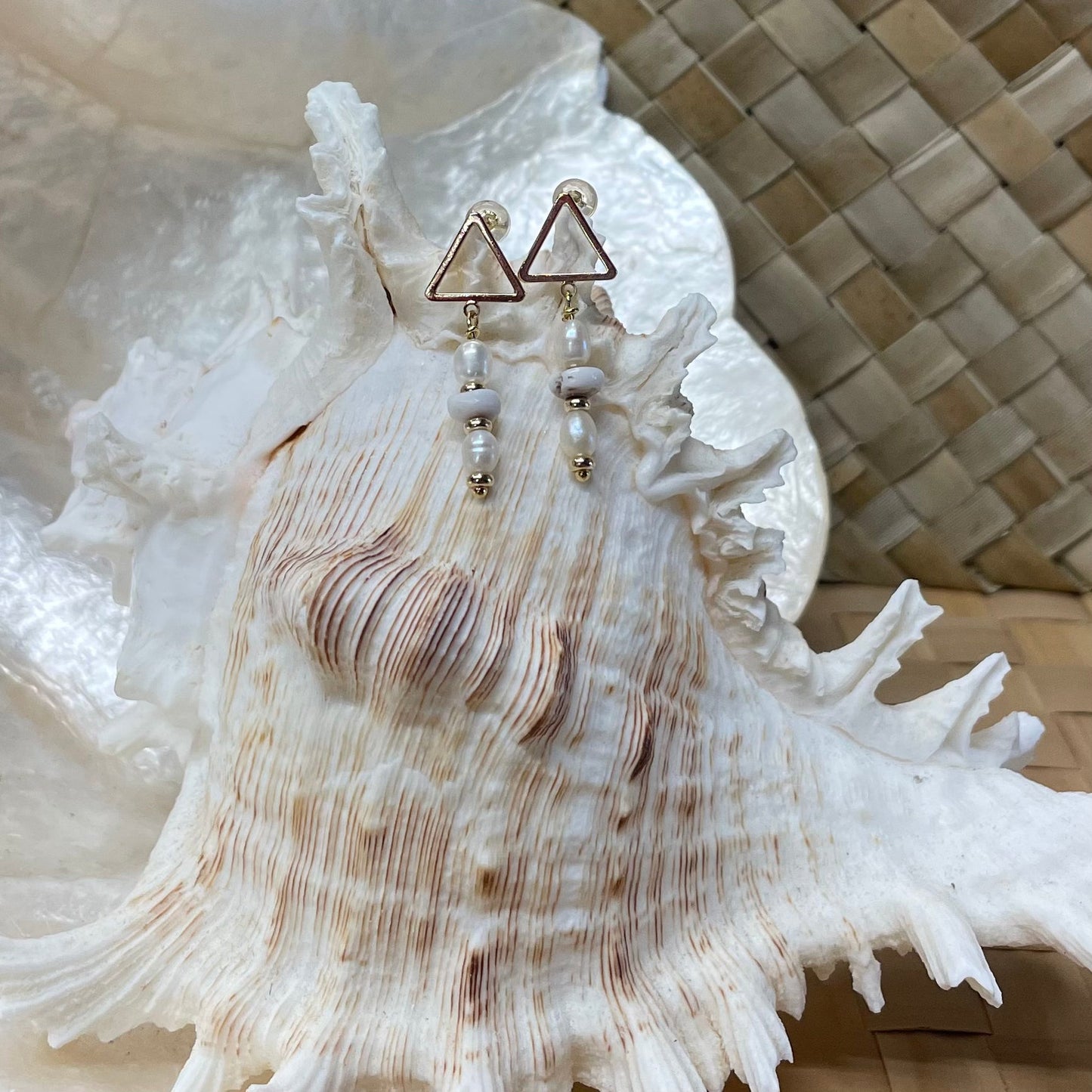Leilani Triangle Earrings