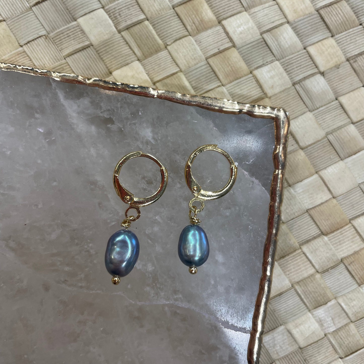 Peacock Pearl Huggies