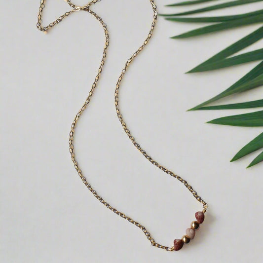 Triple Dainty Kahelelani Necklace