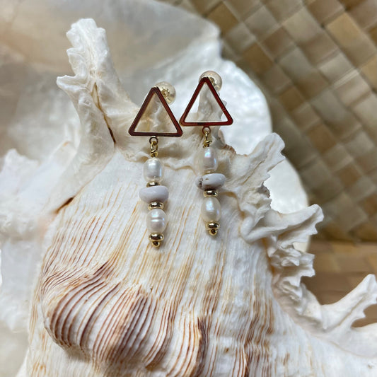 Leilani Triangle Earrings
